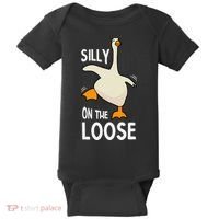 Silly Goose On The Loose Stupid And Silly Goose Baby Bodysuit thumb 0