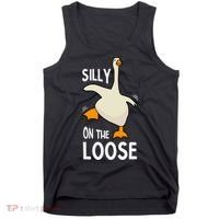 Silly Goose On The Loose Stupid And Silly Goose Tank Top thumb 0