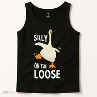 Silly Goose On The Loose Stupid And Silly Goose Tank Top thumb 2