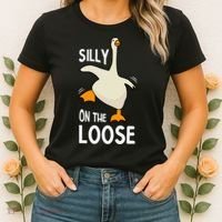 Silly Goose On The Loose Stupid And Silly Goose Women's T-Shirt thumb 2