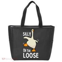 Silly Goose On The Loose Stupid And Silly Goose Tote Bag thumb 0