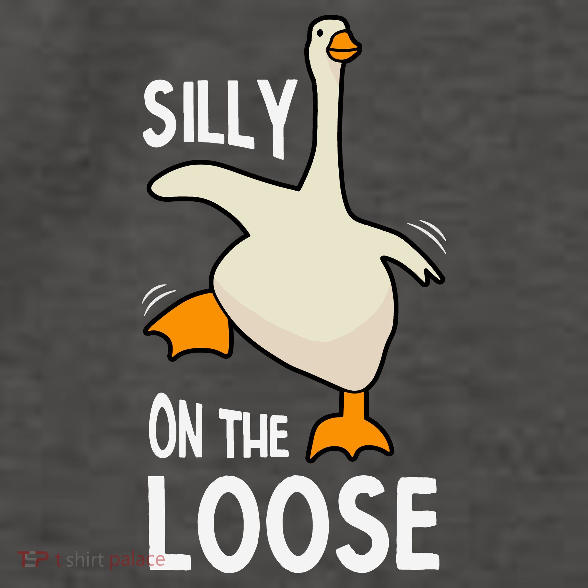 Silly Goose On The Loose Stupid And Silly Goose Vector Backpack