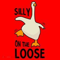 Silly Goose On The Loose Stupid And Silly Goose Santa Hat thumb 1