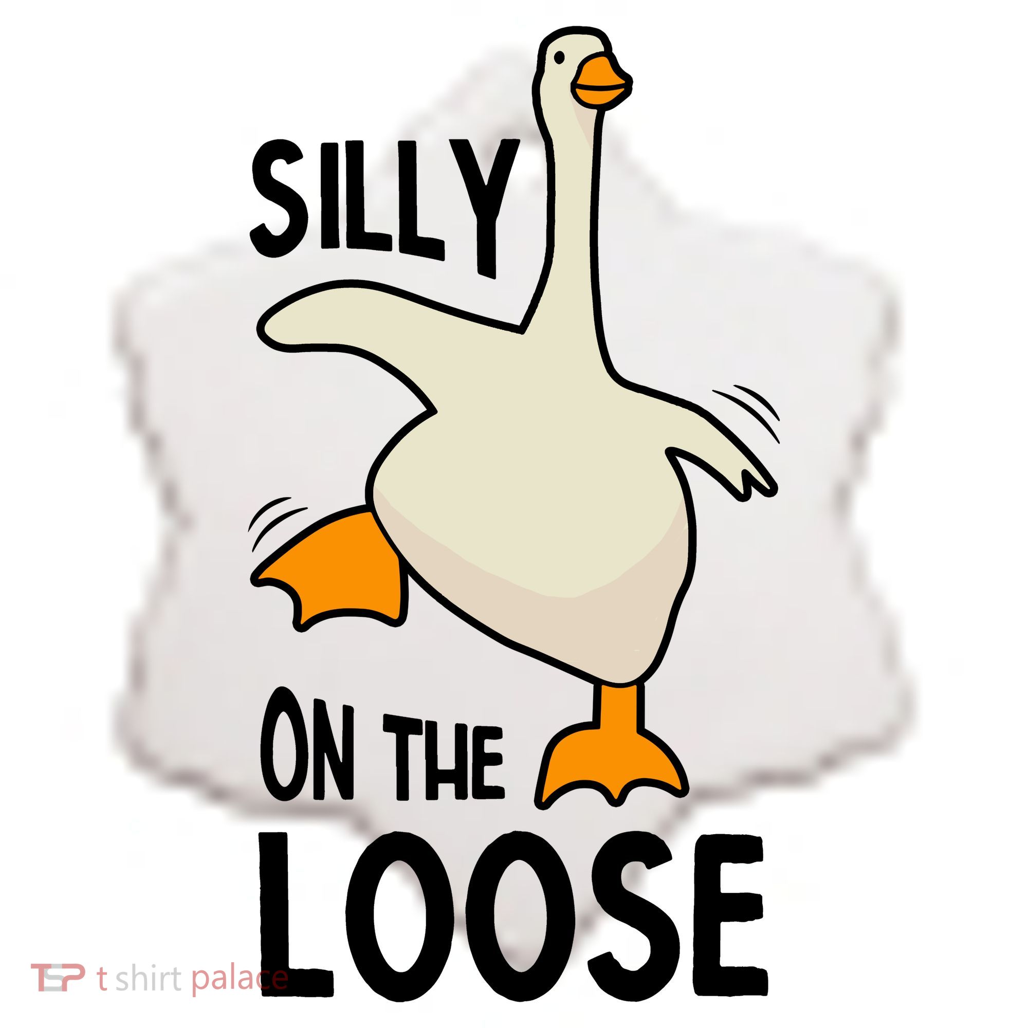 Silly Goose On The Loose Stupid And Silly Goose Ceramic Ornament
