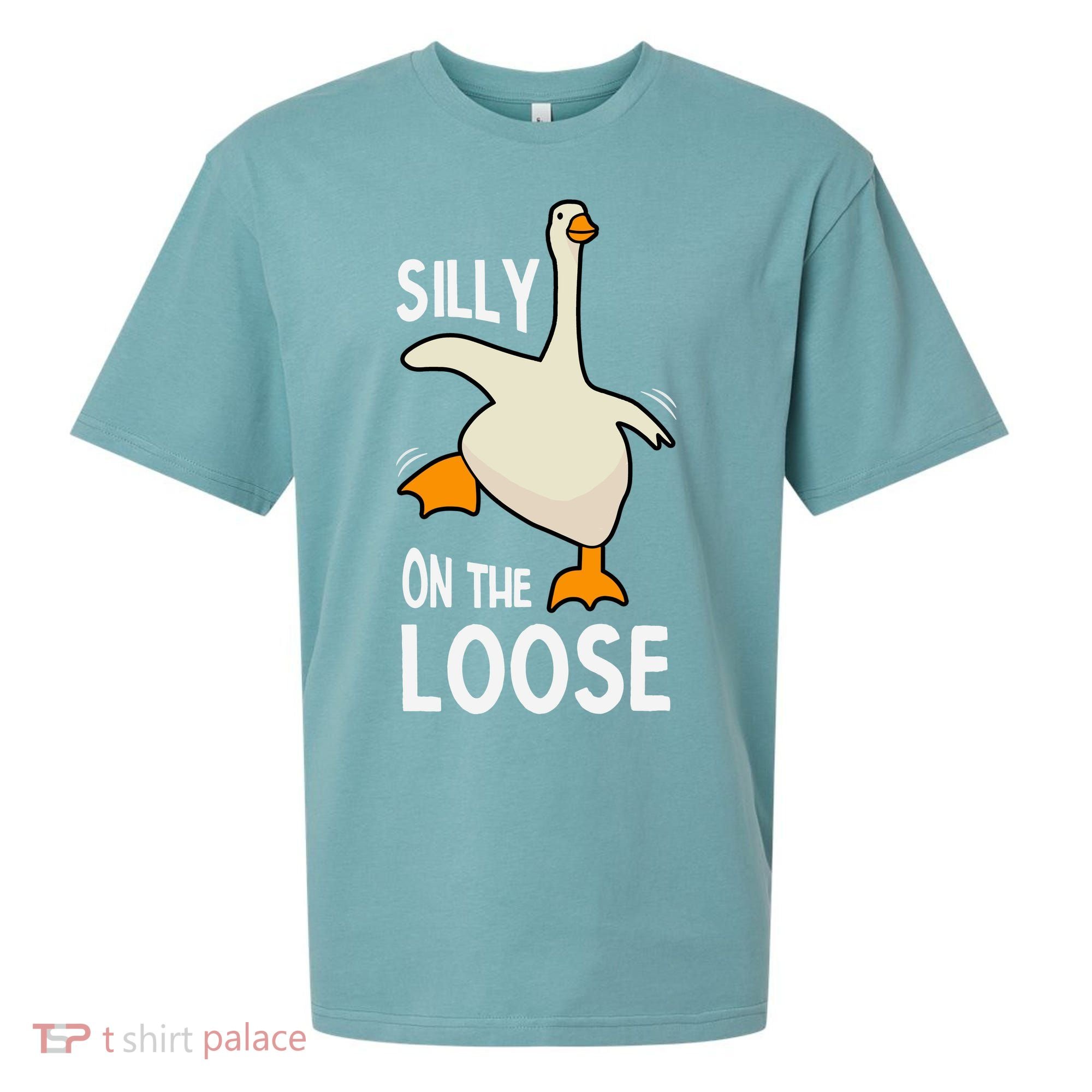 Silly Goose On The Loose Stupid And Silly Goose Sueded Cloud Jersey T-Shirt