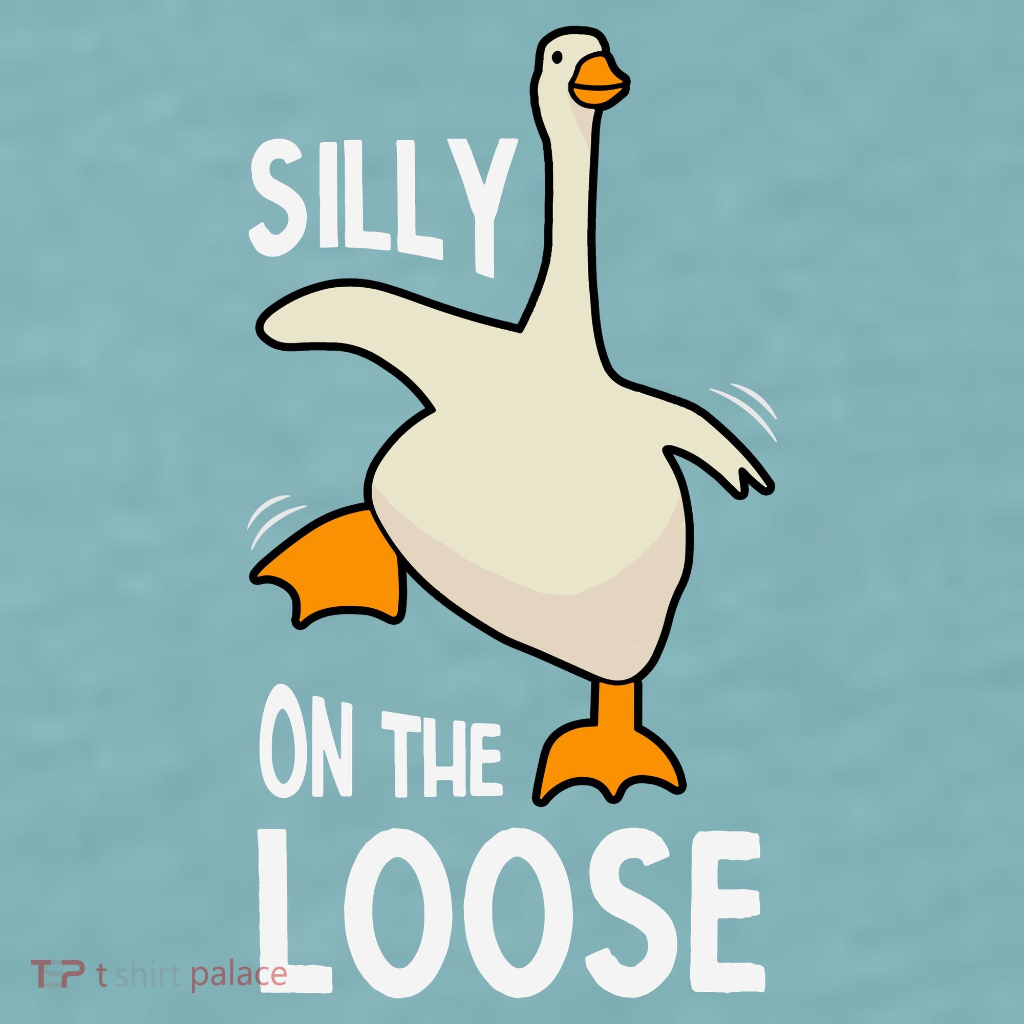 Silly Goose On The Loose Stupid And Silly Goose Sueded Cloud Jersey T-Shirt