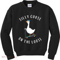 Silly Goose On The Loose Kids Sweatshirt thumb 0