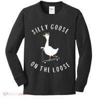 Silly Goose On The Loose Kids Long Sleeve Shirt thumb 0