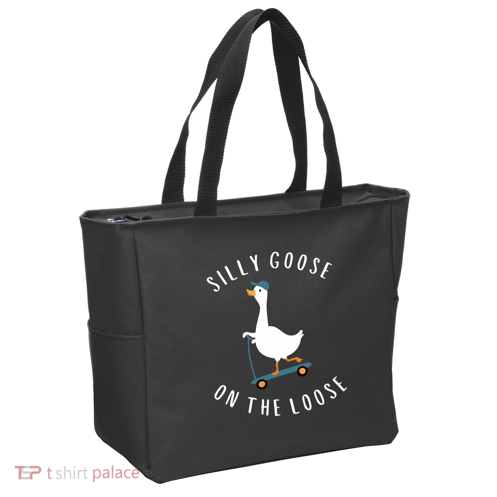 Silly Goose On The Loose Tote Bag