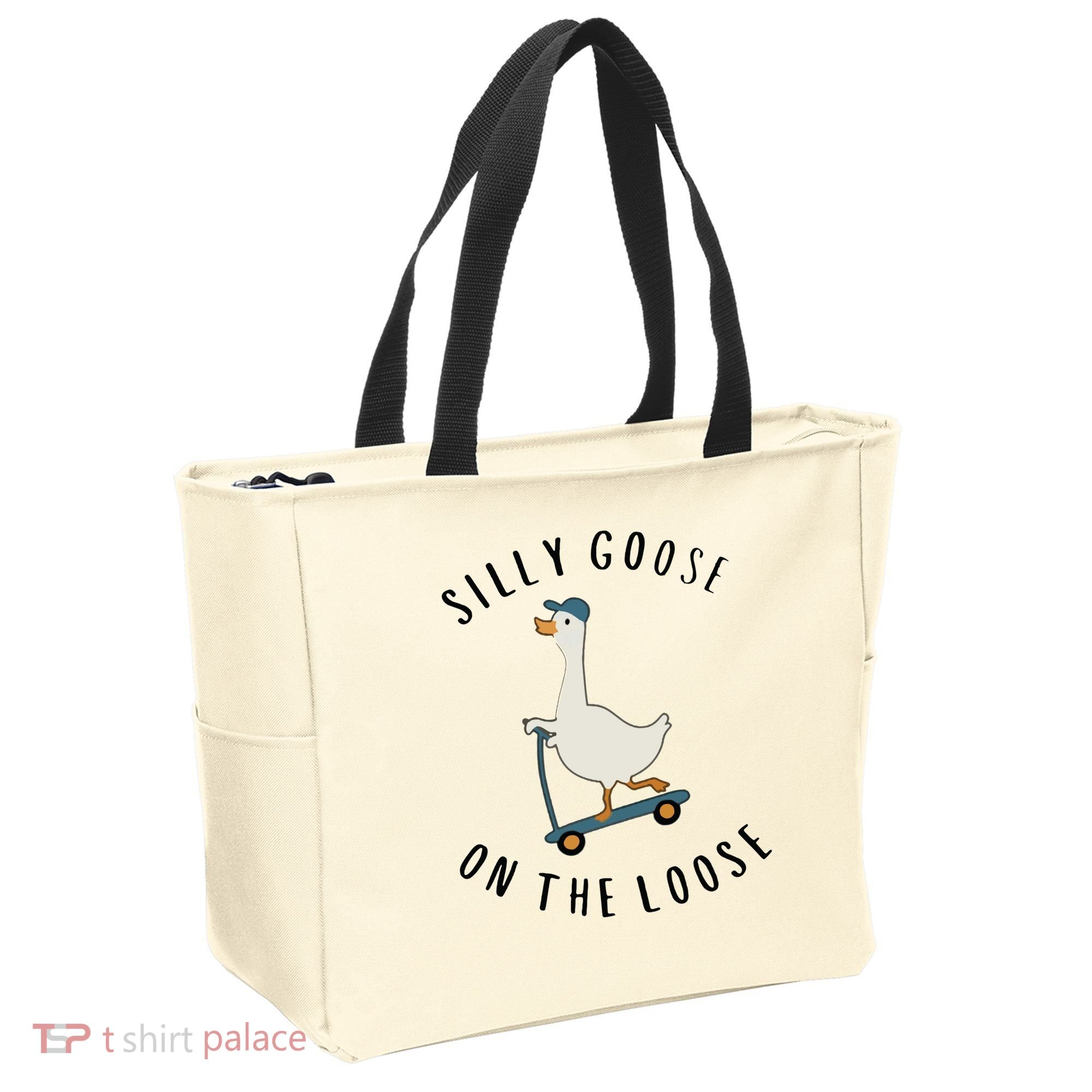 Silly Goose On The Loose Tote Bag