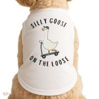 Silly Goose On The Loose Doggie Tank thumb 0