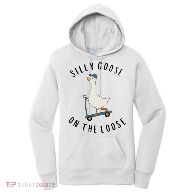 Silly Goose On The Loose Women's Hoodie