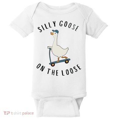 Silly Goose On The Loose Baby Bodysuit