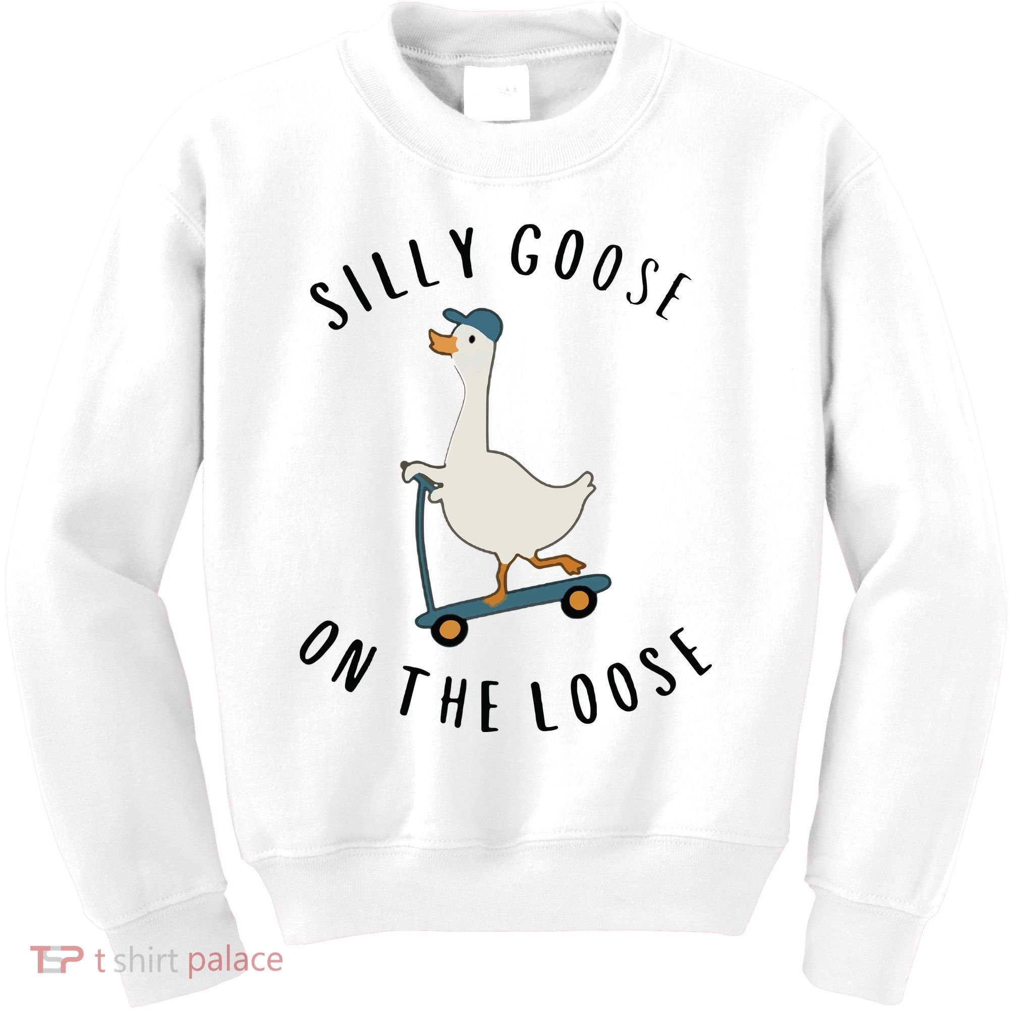Silly Goose On The Loose Kids Sweatshirt