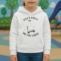 Silly Goose On The Loose Kids Hoodie thumb 3