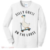 Silly Goose On The Loose Kids Long Sleeve Shirt thumb 0