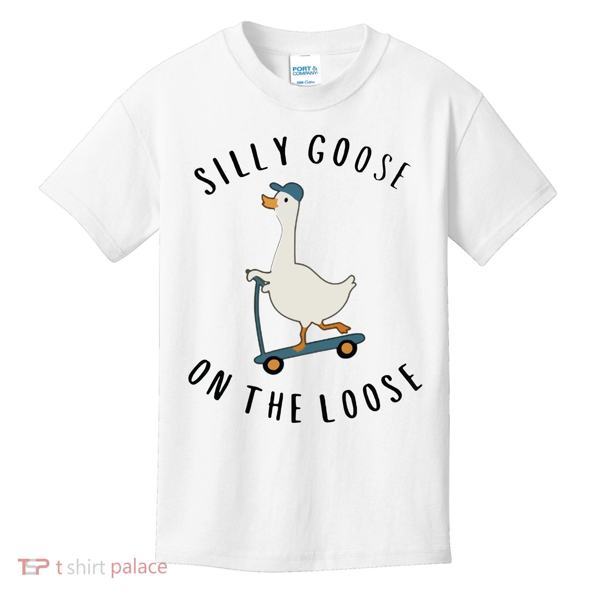 Silly Goose On The Loose Kids T-Shirt