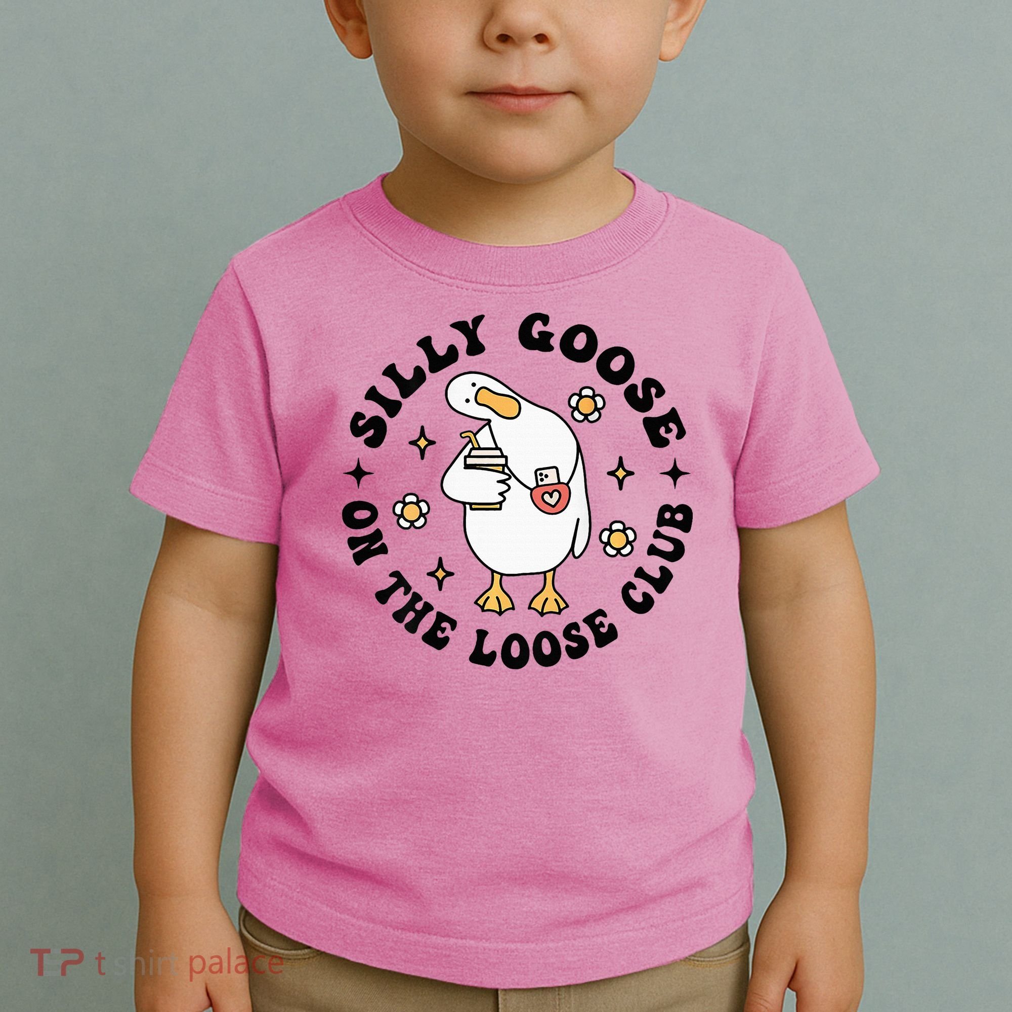 Silly Goose On The Loose Club Groovy Silly Goose Toddler T-Shirt