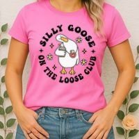 Silly Goose On The Loose Club Groovy Silly Goose Women's T-Shirt thumb 2