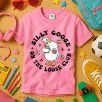 Silly Goose On The Loose Club Groovy Silly Goose Kids T-Shirt thumb 3
