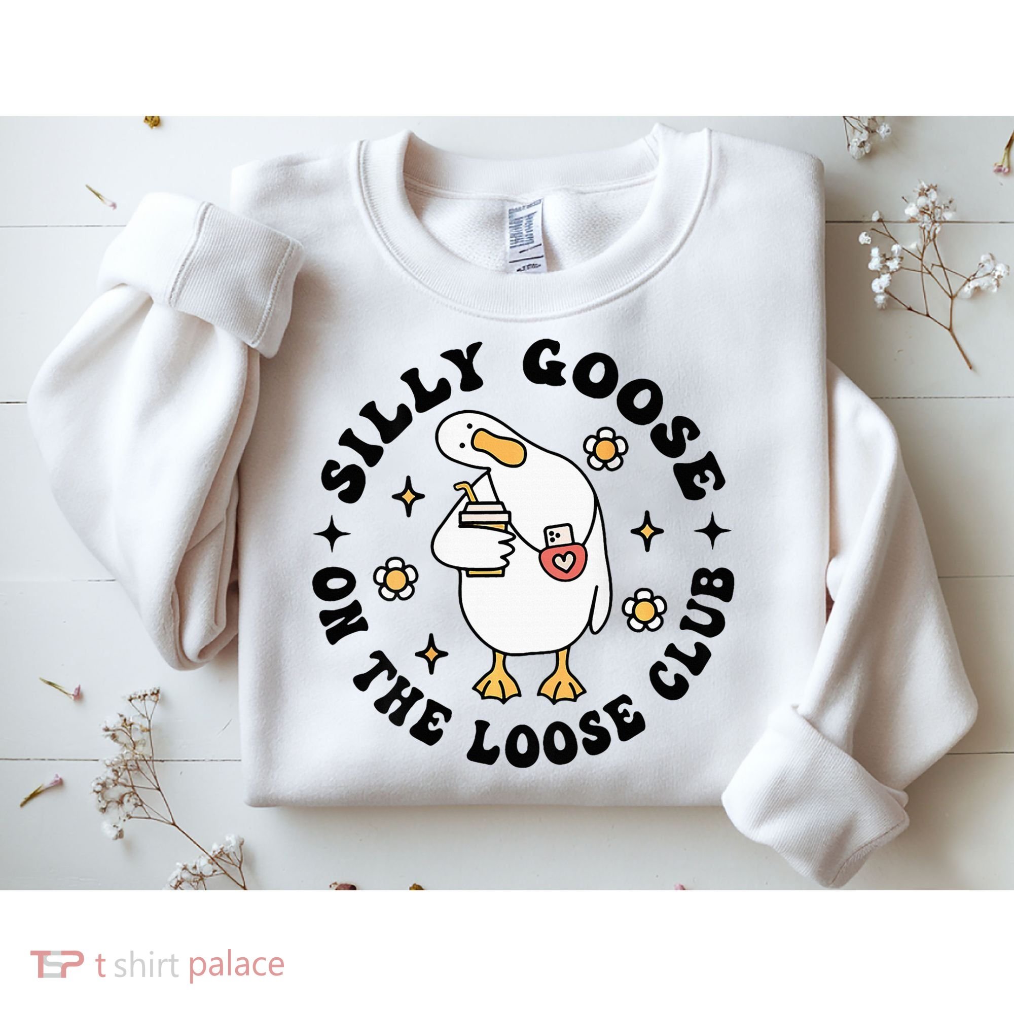 Silly Goose On The Loose Club Groovy Silly Goose Sweatshirt