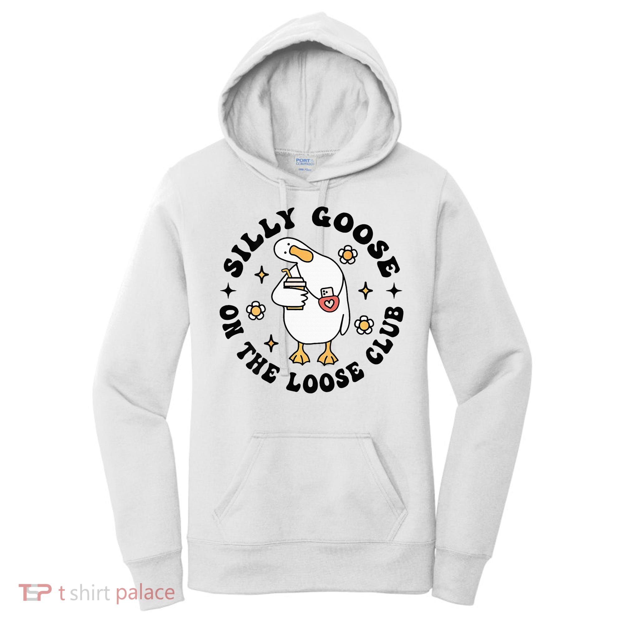 Silly Goose On The Loose Club Groovy Silly Goose Women's Hoodie