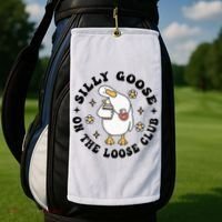 Silly Goose On The Loose Club Groovy Silly Goose Golf Towel thumb 2