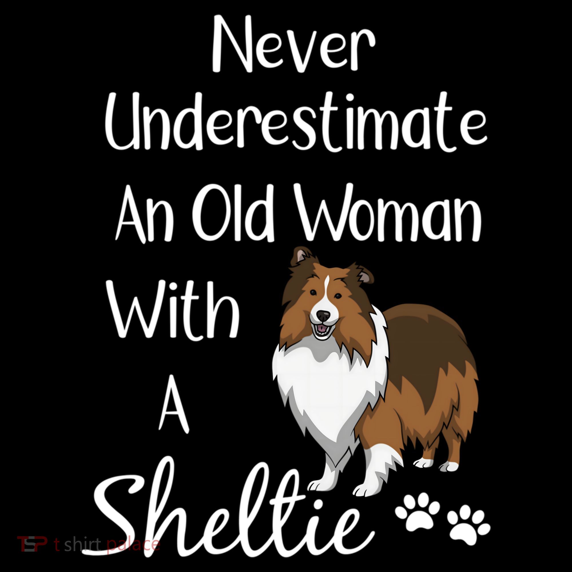 Sheltie Gift Old And Sheltie Funny Sheltie Mom Cool Gift Women's Hoodie