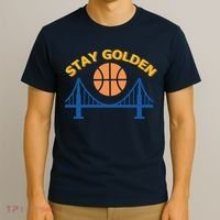 Stay Golden Oakland To San Francisco Basketball T-Shirt thumb 3
