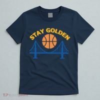 Stay Golden Oakland To San Francisco Basketball T-Shirt thumb 5