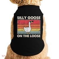Silly Goose On The Loose Funny Silly Goose University Doggie Tank thumb 0