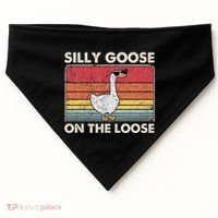 Silly Goose On The Loose Funny Silly Goose University USA-Made Doggie Bandana thumb 0
