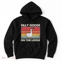 Silly Goose On The Loose Funny Silly Goose University Hoodie thumb 0