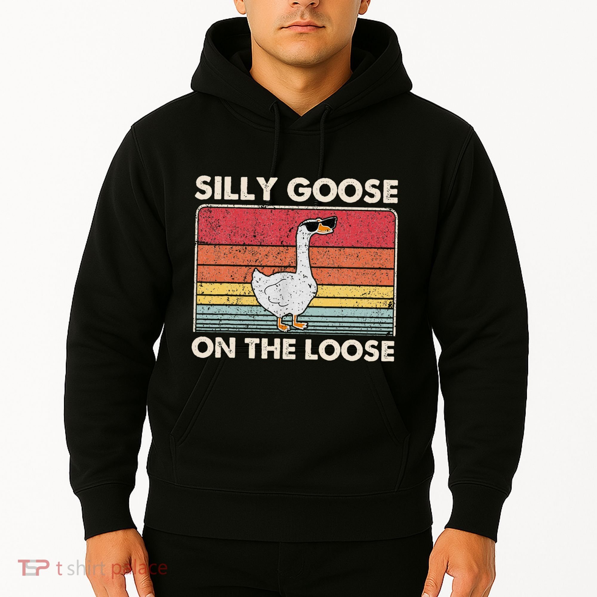 Silly Goose On The Loose Funny Silly Goose University Hoodie