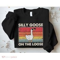 Silly Goose On The Loose Funny Silly Goose University Sweatshirt thumb 2