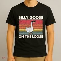 Silly Goose On The Loose Funny Silly Goose University T-Shirt thumb 3