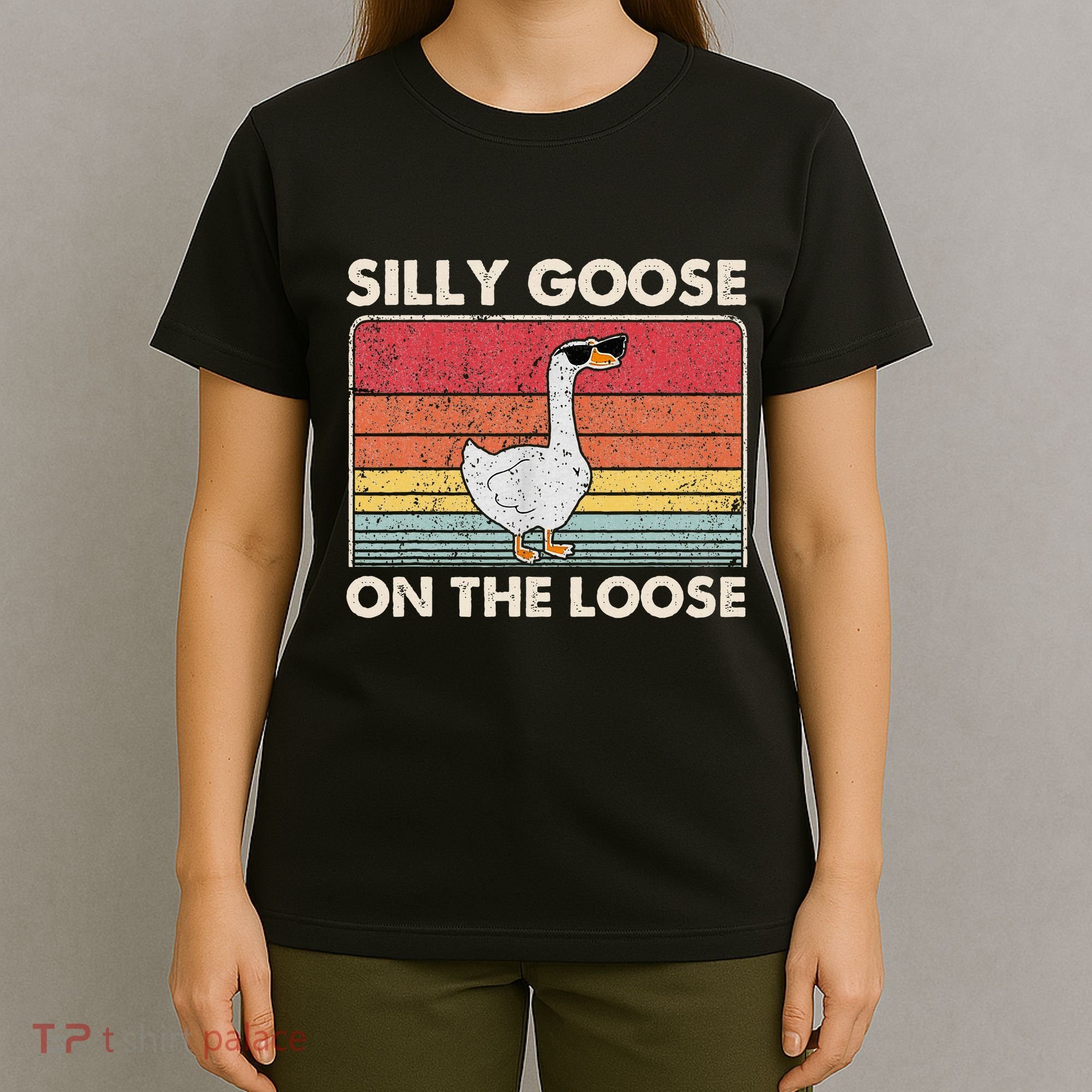 Silly Goose On The Loose Funny Silly Goose University T-Shirt