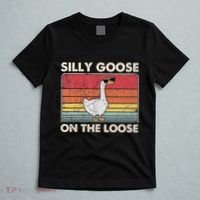 Silly Goose On The Loose Funny Silly Goose University T-Shirt thumb 5