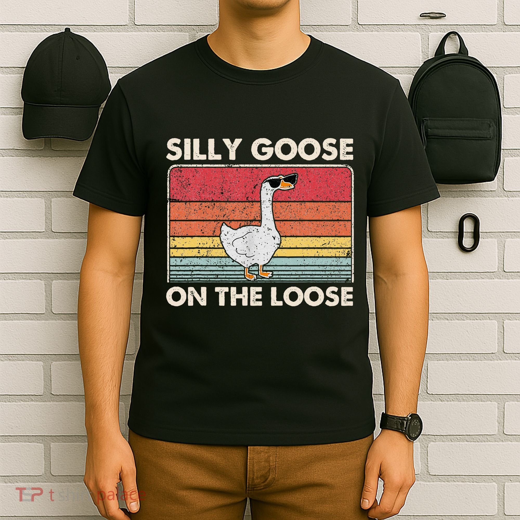 Silly Goose On The Loose Funny Silly Goose University T-Shirt