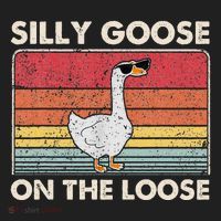 Silly Goose On The Loose Funny Silly Goose University Beanie thumb 2