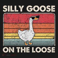 Silly Goose On The Loose Funny Silly Goose University Women's Hoodie thumb 2