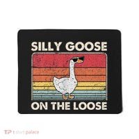 Silly Goose On The Loose Funny Silly Goose University Mousepad thumb 0