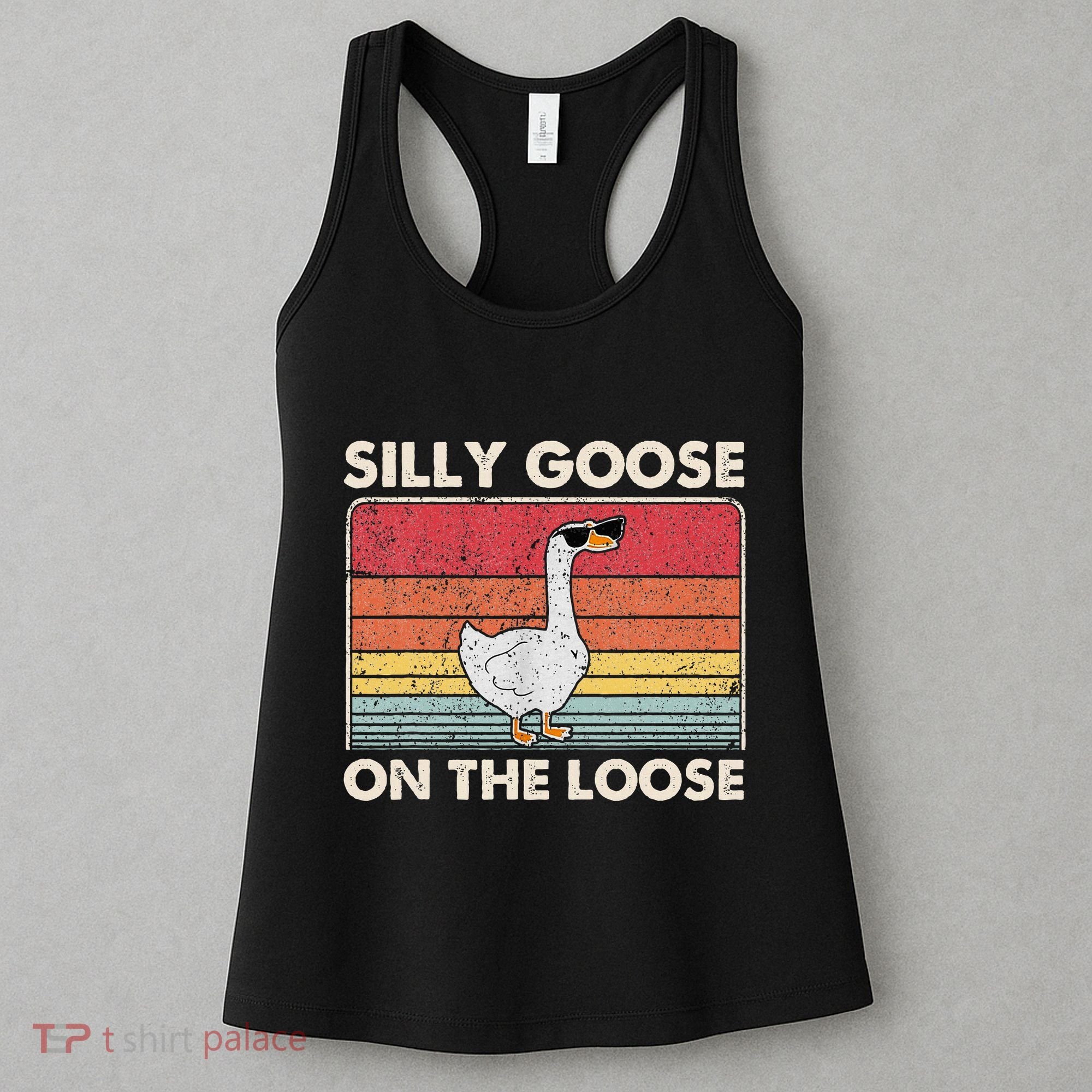 Silly Goose On The Loose Funny Silly Goose University Women's Tank Top