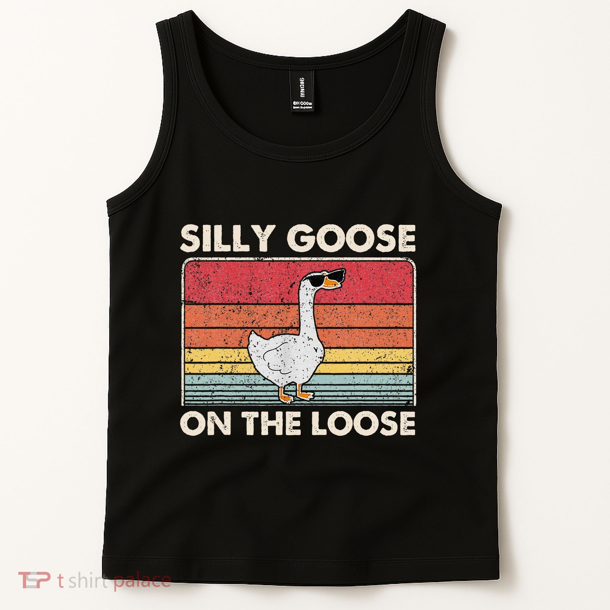 Silly Goose On The Loose Funny Silly Goose University Tank Top