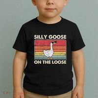 Silly Goose On The Loose Funny Silly Goose University Toddler T-Shirt thumb 2