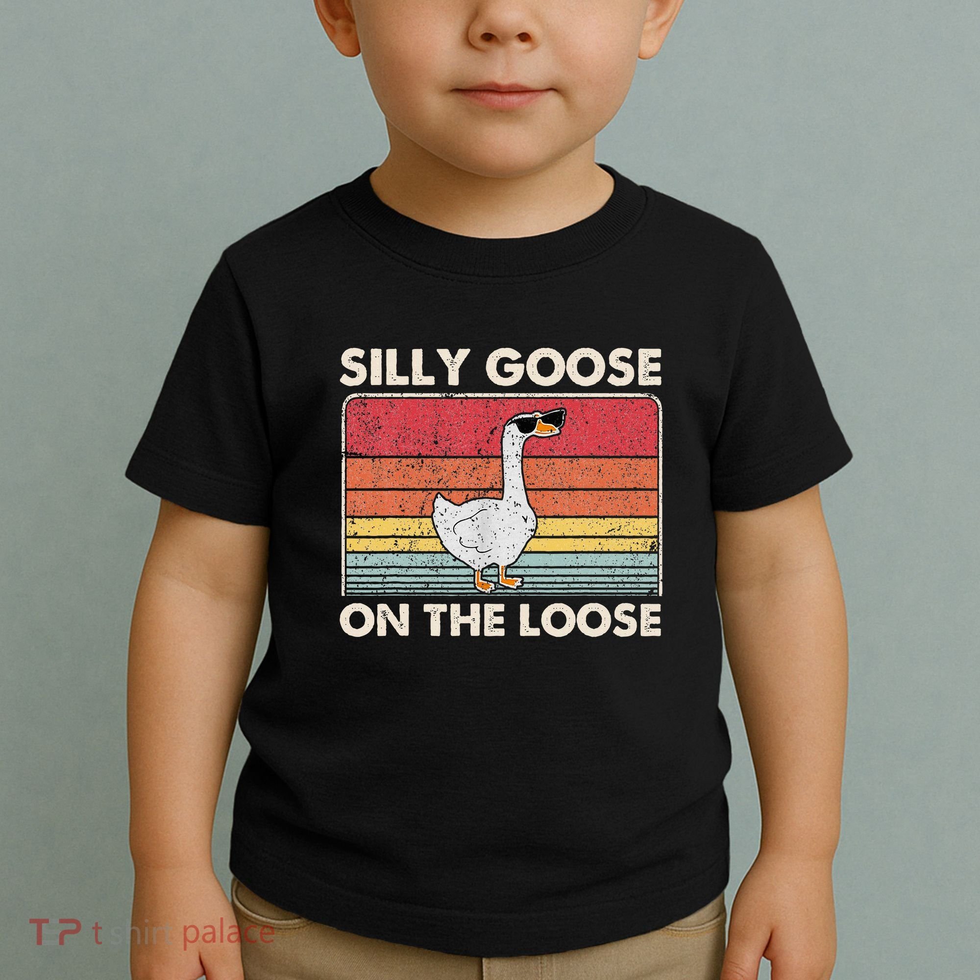 Silly Goose On The Loose Funny Silly Goose University Toddler T-Shirt