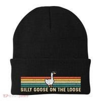 Silly Goose On The Loose Funny Silly Goose University Beanie thumb 0