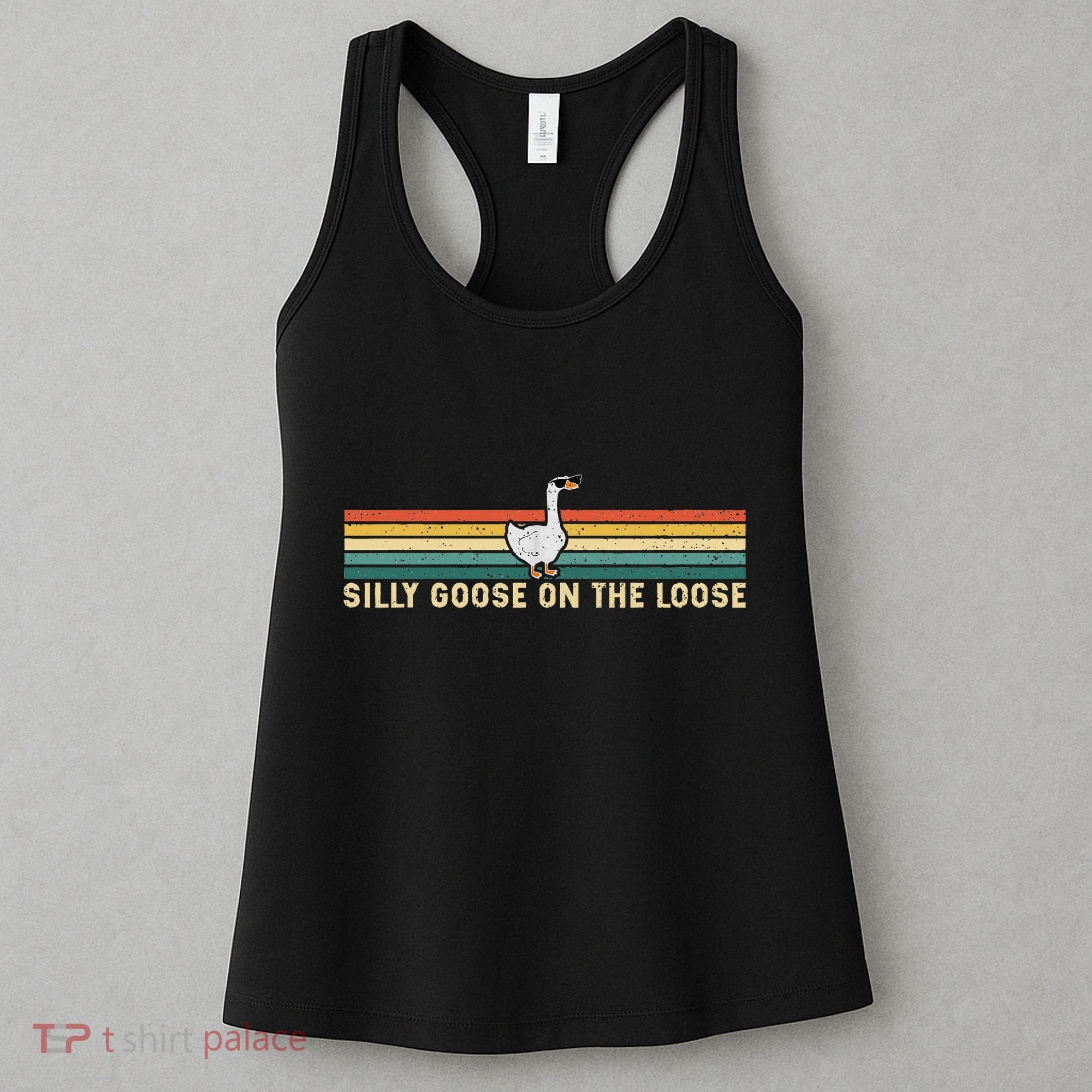 Silly Goose On The Loose Funny Silly Goose University Women's Tank Top