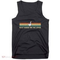 Silly Goose On The Loose Funny Silly Goose University Tank Top thumb 0