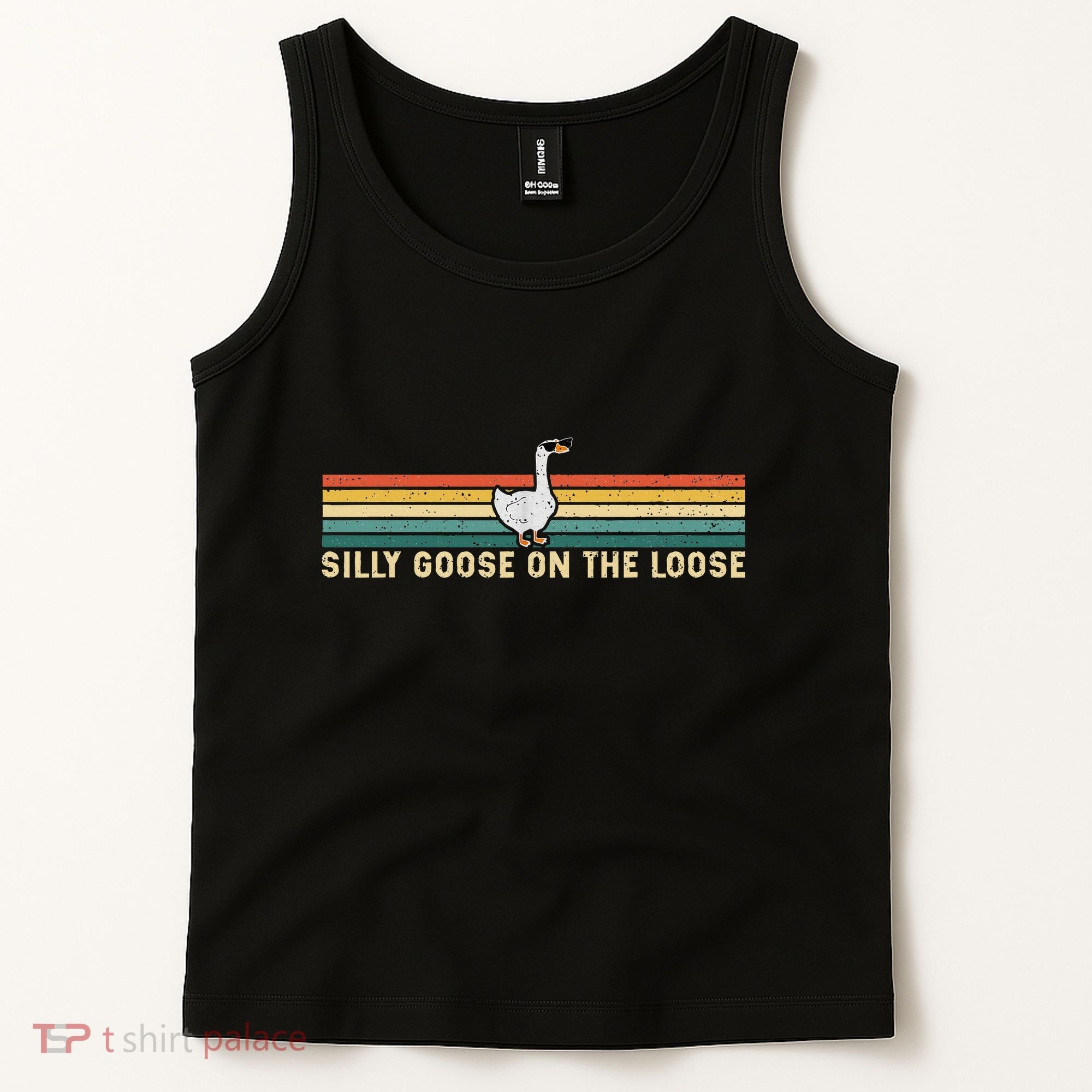 Silly Goose On The Loose Funny Silly Goose University Tank Top